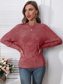 Women Sweaters - 藕粉色 - 查看 3