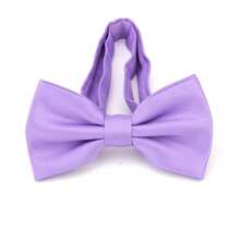 Corbatín sólido de doble capa con estilo para hombre, perfecto para novio, boda, fiesta, cóctel, banquete, atuendo de negocios y vestimenta formal (Negro) Navidad informal