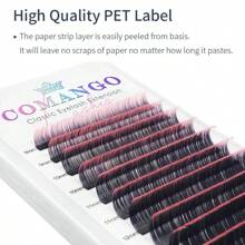Comango New Gradient Pink Blue Purple 0.07 Mix8-15mm Color Eyelash Extension Individual Faux Mink Ombre False Eye Colored Lashes Lash Clusters, Eyelash Clusters, Individual Eyelashes, Lashes, Fake Lashes - Multicolor - View 5