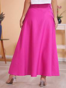 Women Skirts - 紫色 - 查看 2