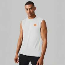 Men Tank Tops - 橘色 - 查看 1