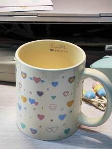 Una tazza a forma di cuore che ti regala una romantica e creativa tazza d\"acqua, adatta per caffè, ristoranti e salotti. - Tazza colorata dell'amore - Visualizzare 7