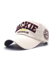 1頂中性時尚夏日帽,刺繡'jackie'字樣適合度假、旅遊、戶外活動和日常街頭使用 - 彩色 - 查看 11