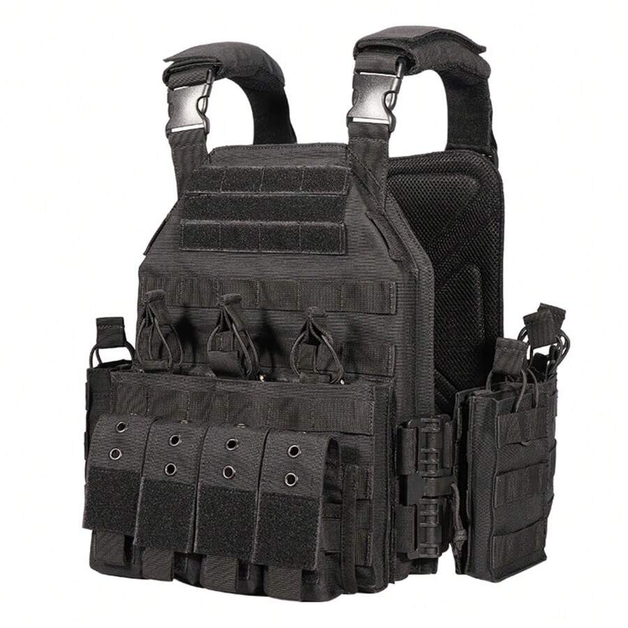 VAV YAKEDA Outdoor Hunting Chaleco Tactico Molle Tactical Vest - Black - View 1