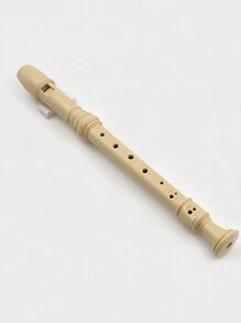 Beginner's 8 Holes Vertical Flute Instrument With Detachable Design - White - View 4