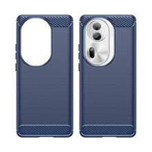 时尚手机壳兼容 OPPO Reno11 Pro Reno10 Pro+ Reno9 Pro 5G Reno8 T Reno8 Z Reno8 Lite Reno7 Z Reno7 SE Reno7 Lite TPU 软橡胶壳手机壳 - 拉丝纹理、防滑、防摔、不粘油防尘 - 藍色 - 查看 8