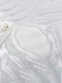 1pc Asymmetric Plate, Cloud Plate, Photo Prop, Photography Decoration, Jewelry Tray, Home Decoration, New Year Gift, Christmas Gift, Men's Gift, Women's Gift - White - View 3