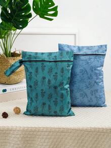 Bolsa impermeable para ropa mojada y seca de 2 piezas de 26 * 36 cm para trajes de baño y ropa mojada - Multicolor - Ver 1