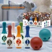 保齡球玩具,室內運動玩具,瓶子玩具,恐龍風格,顏色識別,親子玩具,生日假日禮物,六一優惠,課堂獎勵,比賽玩具 - 保齡球套裝 - 查看 4