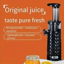 Nuevo extractor de jugo para el hogar de 110V que separa la pulpa del jugo con un gran vaso fácil de limpiar, puede hacer varias bebidas de jugo de verduras (kale, rábano, apio y frutas), con un excelente efecto de mezcla, bebidas para hacer en casa manteniendo talla grande nutrientes. Un producto indispensable para la familia, adecuado para la cocina, sala de estar, etc. - Tipo de Enchufe A USA (110-127V) - Ver 5