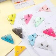 10pcs Multifunctional Plastic Storage Clips In Various Colors For Sorting Bills, Documents, Papers, Notes And Suitable For School And Office - Multicolor - View 2