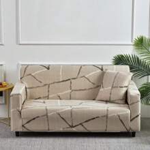 Bohemian Style Sofa Cover Set - 1pc Sofa Slipcover (Fits 1/2/3/4+ Seater), 1pc Pillowcase (No Insert), Stretchy Sofa Protector Couch Cover For Holiday Celebration Decor
