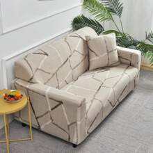 Bohemian Style Sofa Cover Set - 1pc Sofa Slipcover (Fits 1/2/3/4+ Seater), 1pc Pillowcase (No Insert), Stretchy Sofa Protector Couch Cover For Holiday Celebration Decor