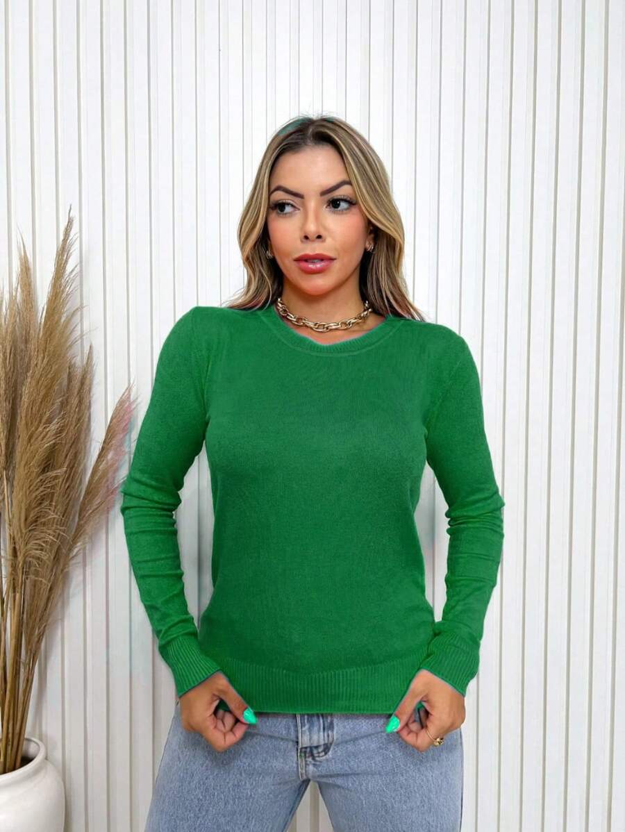 Women Sweaters - màu xanh lá - Xem 1