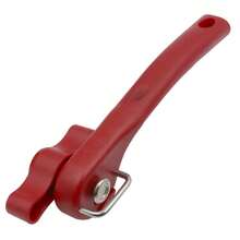 1pc 304 Stainless Steel Can & Bottle Opener, All-Purpose Lid Can Opener Tool - Red - View 8