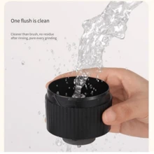 USB電源咖啡研磨機廚房用具附有清潔刷USB軟線多檔調整小型家用咖啡機，適用於宰牲節，男性禮物，攜帶式咖啡研磨機可研磨香料，電動咖啡研磨機夏日旅行裝備，派對時間必備