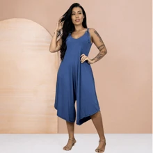 Women Jumpsuits - 霧霾藍 - 查看 1