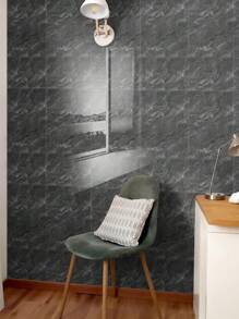 10片/套 1.8㎡ PVC 3D 深灰色大理石纹瓷砖墙贴，防水防潮，遮盖丑陋墙面，适用于厨房、浴室、铝塑板墙贴 - 深灰色 - 查看 7