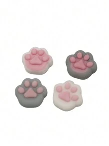 迷你貓爪捏合玩具,可愛柔軟的壓力釋放動物餐包設計玩具適合女孩 - 彩色 - 查看 5