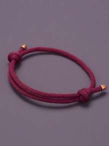 1 Stück minimalistisches gewebtes Armband für Frauen, mehrfarbig, vielseitig, Student Alltagszubehör, Geschenk für Feiertage