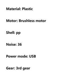 1 pieza Ventilador eléctrico portátil - Verde - Ver 10