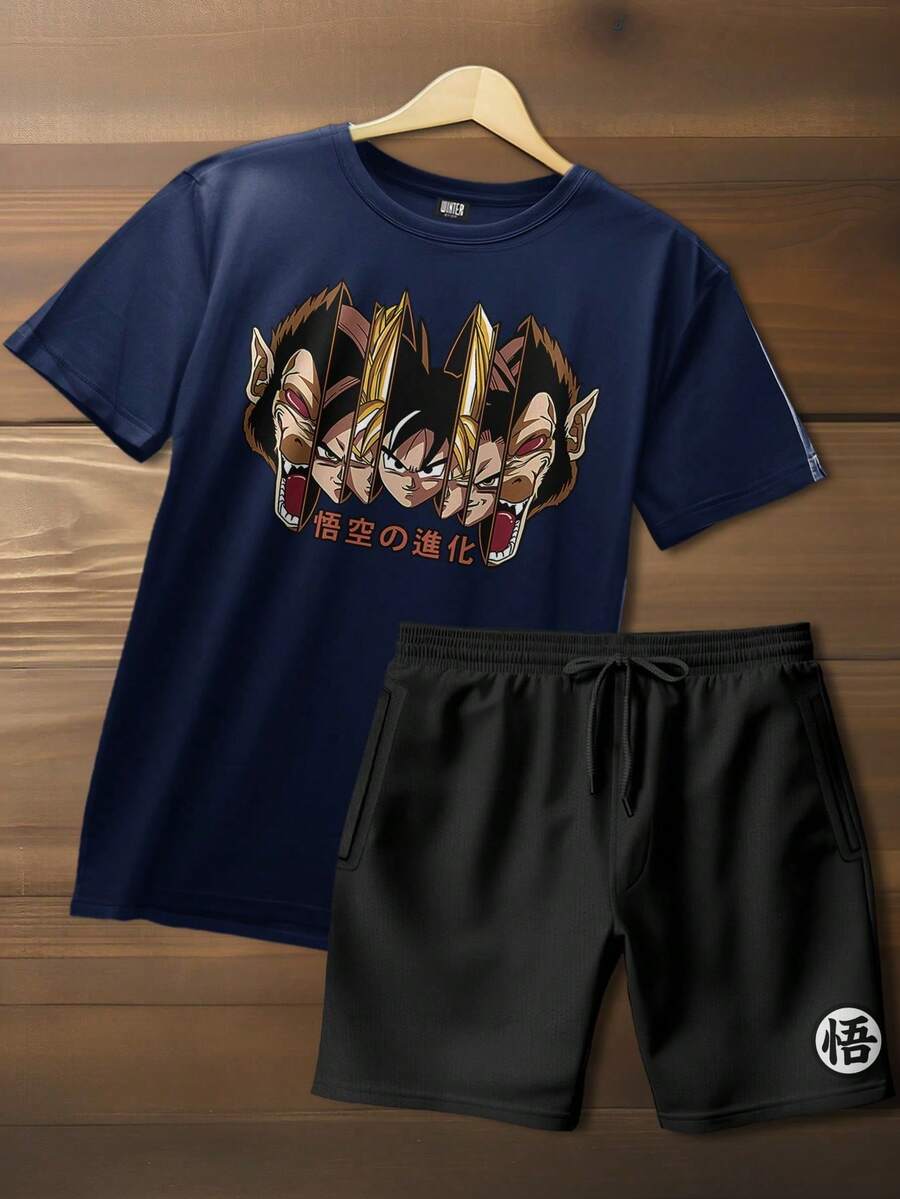 Men T-Shirts - Màu xanh hải quân - Xem 1