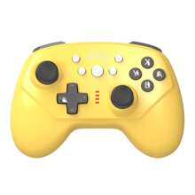 Data Frog Controller Compatible With Switch Compatiable-Bluetooth GamePad Compatible With Switch Oled/ Lite Joystick For PC Wireless Control - Yellow - View 9