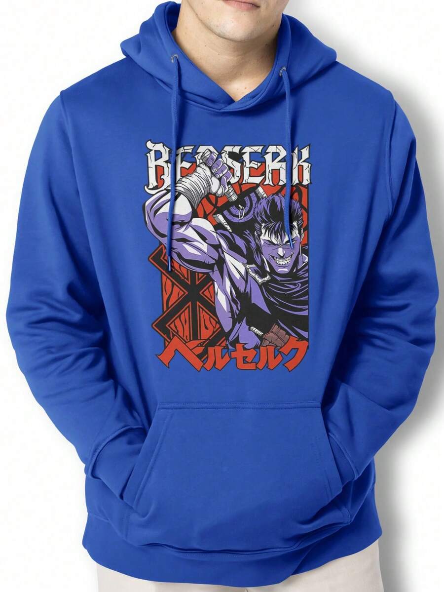 Men Hoodies - Xanh đậm - Xem 1