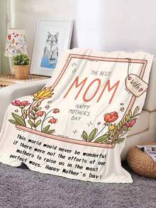 1 Miếng Hoa In Thiết kế hươu Chăn nỉ Flannel , Nhẹ & Thân thiện Sang trọng Trải giường Thích hợp Cho giường , Sofa & Du lịch - Nhiều màu - Xem 2