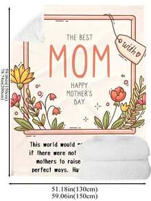 1 Miếng Hoa In Thiết kế hươu Chăn nỉ Flannel , Nhẹ & Thân thiện Sang trọng Trải giường Thích hợp Cho giường , Sofa & Du lịch - Nhiều màu - Xem 1