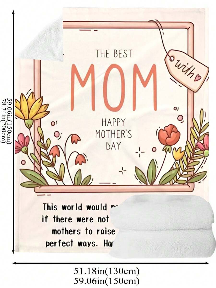 1 Miếng Hoa In Thiết kế hươu Chăn nỉ Flannel , Nhẹ & Thân thiện Sang trọng Trải giường Thích hợp Cho giường , Sofa & Du lịch - Nhiều màu - Xem 1