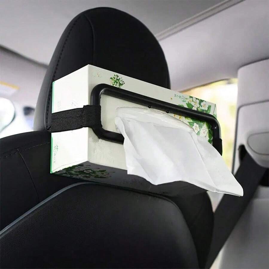 1pc Universal Car Tissue Rack Clip For Car Sun Visor Napkin Box Seat