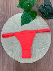 Calcinha de biquini avulsa parte de baixo com regulagem fio duplo praia verão