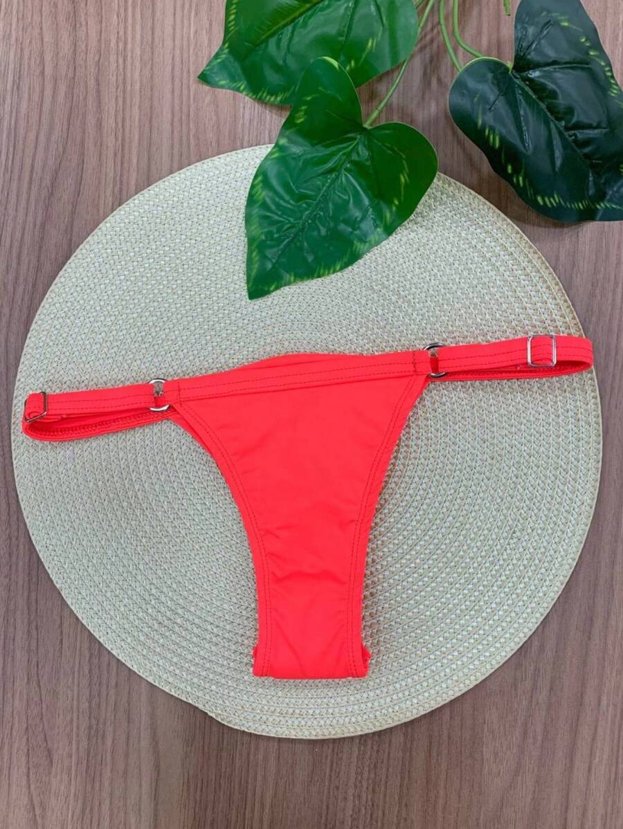 Calcinha de biquini avulsa parte de baixo com regulagem fio duplo praia verão