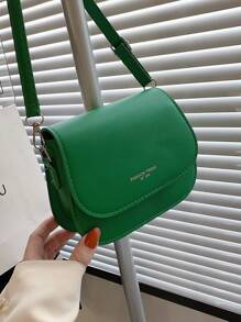 Yogodlns Vintage Saddle Crossbody Bag PU Leather Women's Luxury Design Small Handbag And Purse Ladies Travel Shoulder Messenger Bag Purse