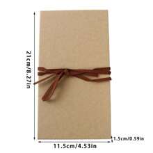 牛皮紙相冊,硬殼手風琴式diy相冊,空白剪貼簿,適用於畢業紀念日禮物 - 彩色 - 查看 4