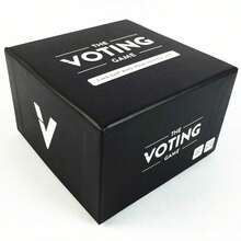 1pc "The Voting Game" Party Game Card,Fun Card Game,Family Gathering Board Games,Holiday Card Games,Interesting Gift - Black - View 2