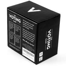 1pc "The Voting Game" Party Game Card,Fun Card Game,Family Gathering Board Games,Holiday Card Games,Interesting Gift - Black - View 3