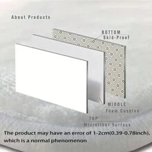現代極簡風格,侘寂風格奢華舒適水晶絨米白色地毯,適用於客廳、沙發、桌子、臥室、床邊 - 詩藍 - 查看 4