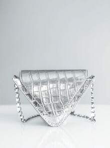 Women Shoulder Bags - 銀色 - 查看 1