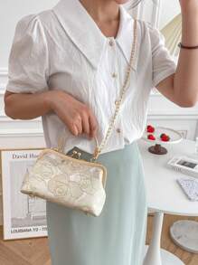 Simplicity Shoulder Bag Handbag Clutch Qipao Bag Crossbody Bag Multi-Purpose Women's Bag Chinese Style Women's Bag