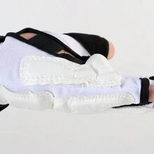 1 đôi Găng tay tập luyện MMA & Quyền anh chuyên nghiệp Unisex, Găng tay thể hình Taekwondo nửa ngón, Bảo vệ lòng bàn tay dày, thoáng khí, để đấm bao cát & đấm bốc - trắng - Xem 6