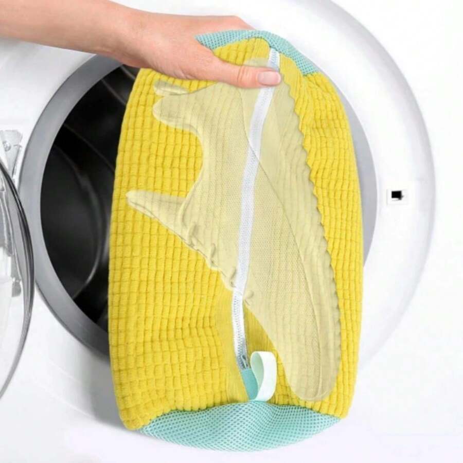 New Washing Shoes Bag Cotton Laundry Net Fluffy Fibers Easily Remove Dirt Washing Bags Anti