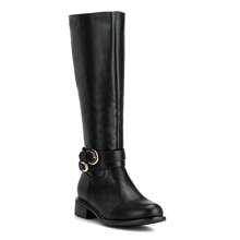 Weide Botas Largas Para Mujer, Diario Botas Flexi Mujer, Elegancia Botines Vaqueras Largos Para Mujer, Otoño-Invierno Botas de Piso Para Mujer - Negro - Ver 4
