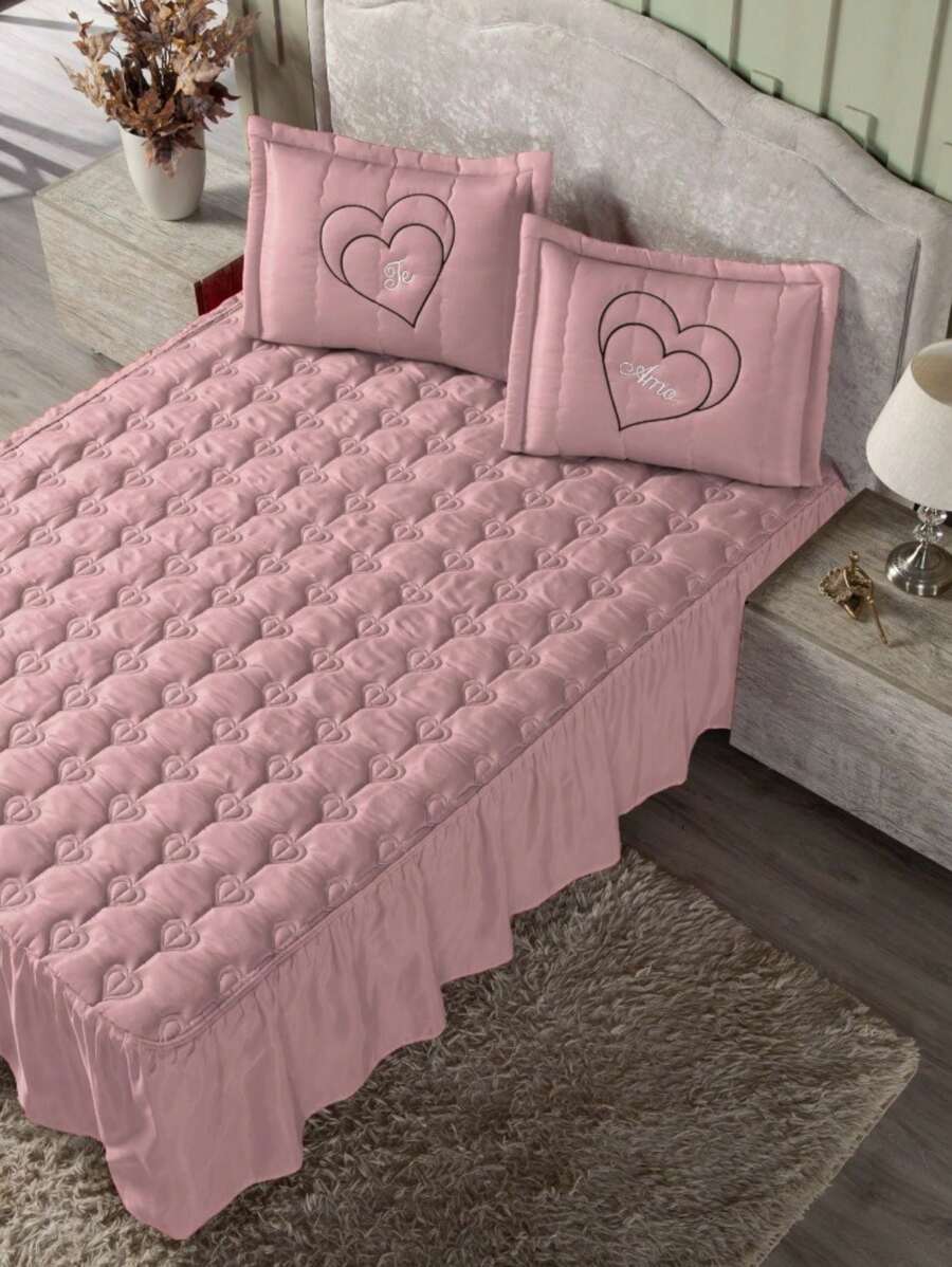 Quilts - Màu hồng gỉ - Xem 1