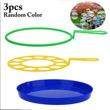 Big Bubble Wands Set: Large Bubble Maker, Giant Bubble Wand Bubbles Maker With Tray Bubble Sticks For - Multicolor - View 5