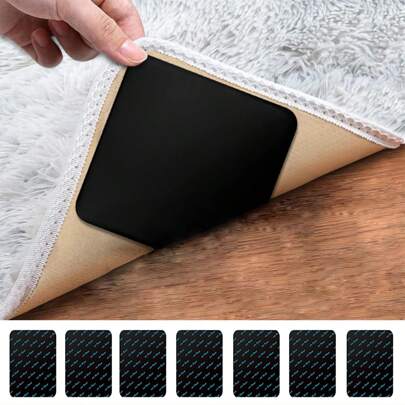 Matta Klistermärken För Trä Golv Matta Klistermärken För Område Mattor , Halkskydd Matta Hörn Till  Kök Mattor Och Badrum , Skal Och Stick Halkfri Matta , Matta Mat Halkfri