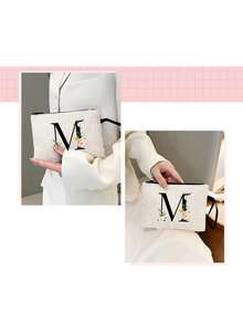 Bộ 1 túi vải lanh in chữ hướng dương hoa cúc kèm túi đựng đồ trang điểm chữ B-Y Quà tặng sinh nhật cho phụ nữ Quà tặng cảm ơn giáo viên Túi đựng đồ du lịch: Lựa chọn hoàn hảo cho vẻ đẹp ngoài trời! Đây là món quà tặng cho mẹ, giáo viên, bạn bè, phù dâu, học sinh trở lại trường và giáo viên. Thích hợp sử dụng hàng ngày, sinh nhật, ngày lễ, kỳ nghỉ, bãi biển, du lịch, đi làm, kinh doanh, dã ngoại, cắm trại, siêu thị và đồ dùng hàng ngày (Hướng của vòng tay là ngẫu nhiên và kiểu khóa kéo là ngẫu nhiên) Túi đi biển cho phụ nữ Ví, ví nhỏ, ví cầm tay, ví đựng tiền xu - Xám - Xem 4