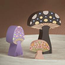 1 Máy Tính Diy3D Hình Nấm Nến Khuôn DIY Nến Silicon Làm Khuôn Thơm Sáp Đậu Nành Xà Phòng Khuôn Mẫu Nhà Bếp Bánh Socola khuôn Làm Bánh - trắng - Xem 5