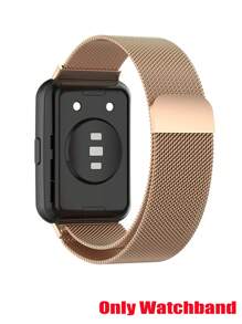 1 pièce Bracelet magnétique métallique à la mode, unisexe, compatible avec Fit 1/Fit 2/Fit 3/Fit 4/Fit 4 Pro, accessoire de bracelet pour la série Fit 1 2 3 4 Pro